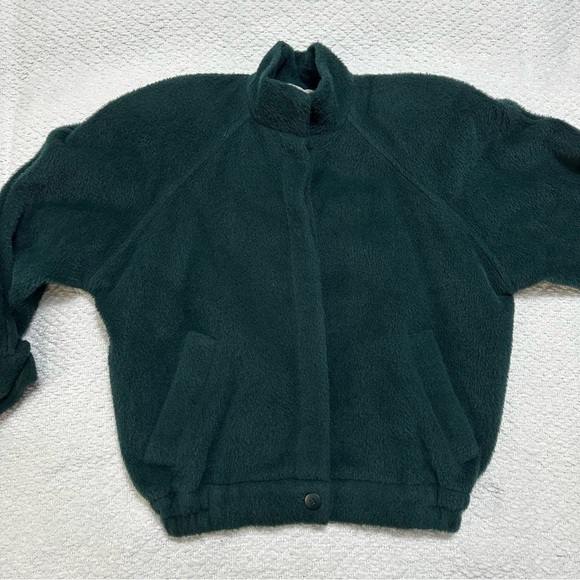 The Peruvian Connection Alpaca & Wool Dark Green Jacket Vintage - Picture 9 of 13